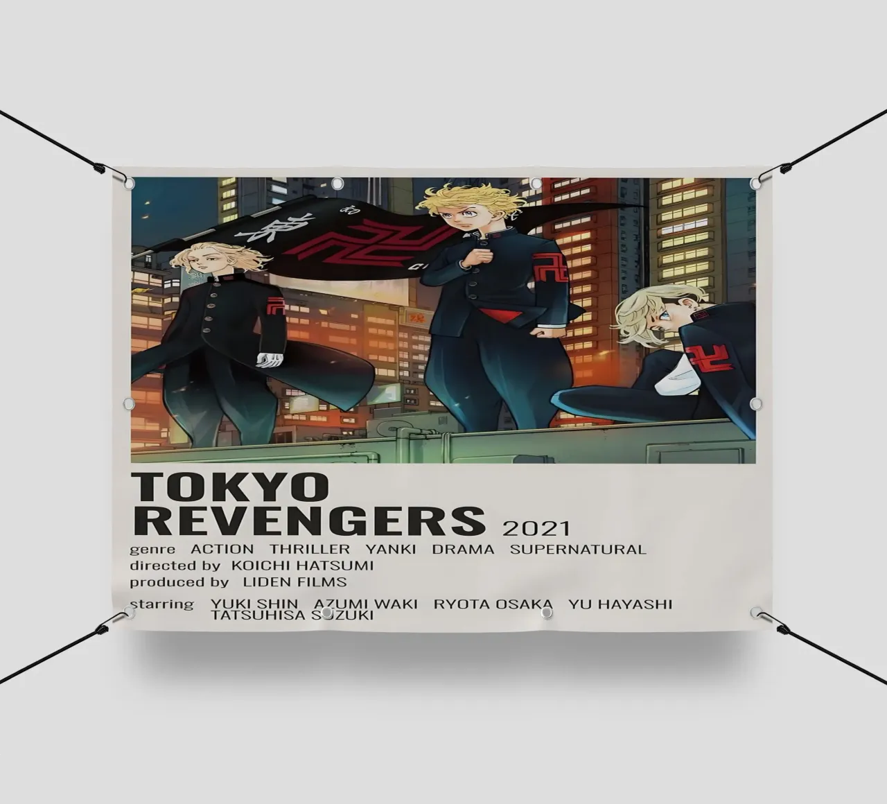 TOKYO REVENGERS  2021 telo in pvc da Totoya
