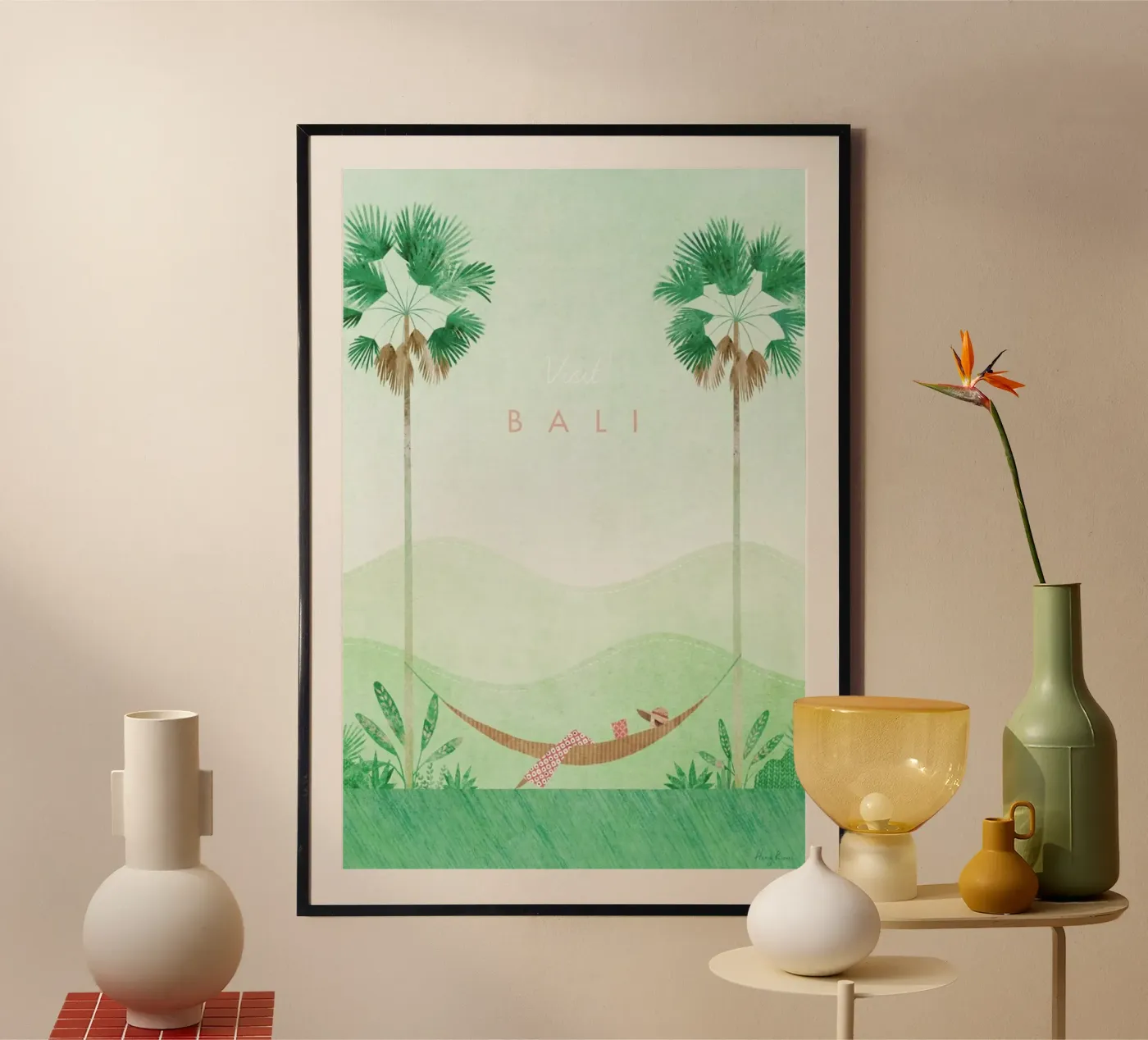 Bali poster van Henry Rivers