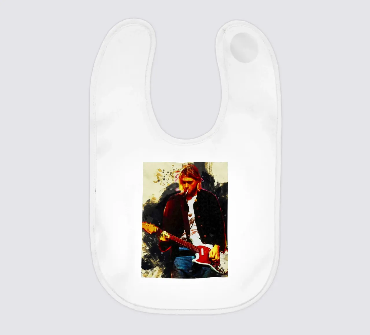 Smudge Kurt Cobain dal vivo e ad alta voce bavaglino da Gunawan Rb