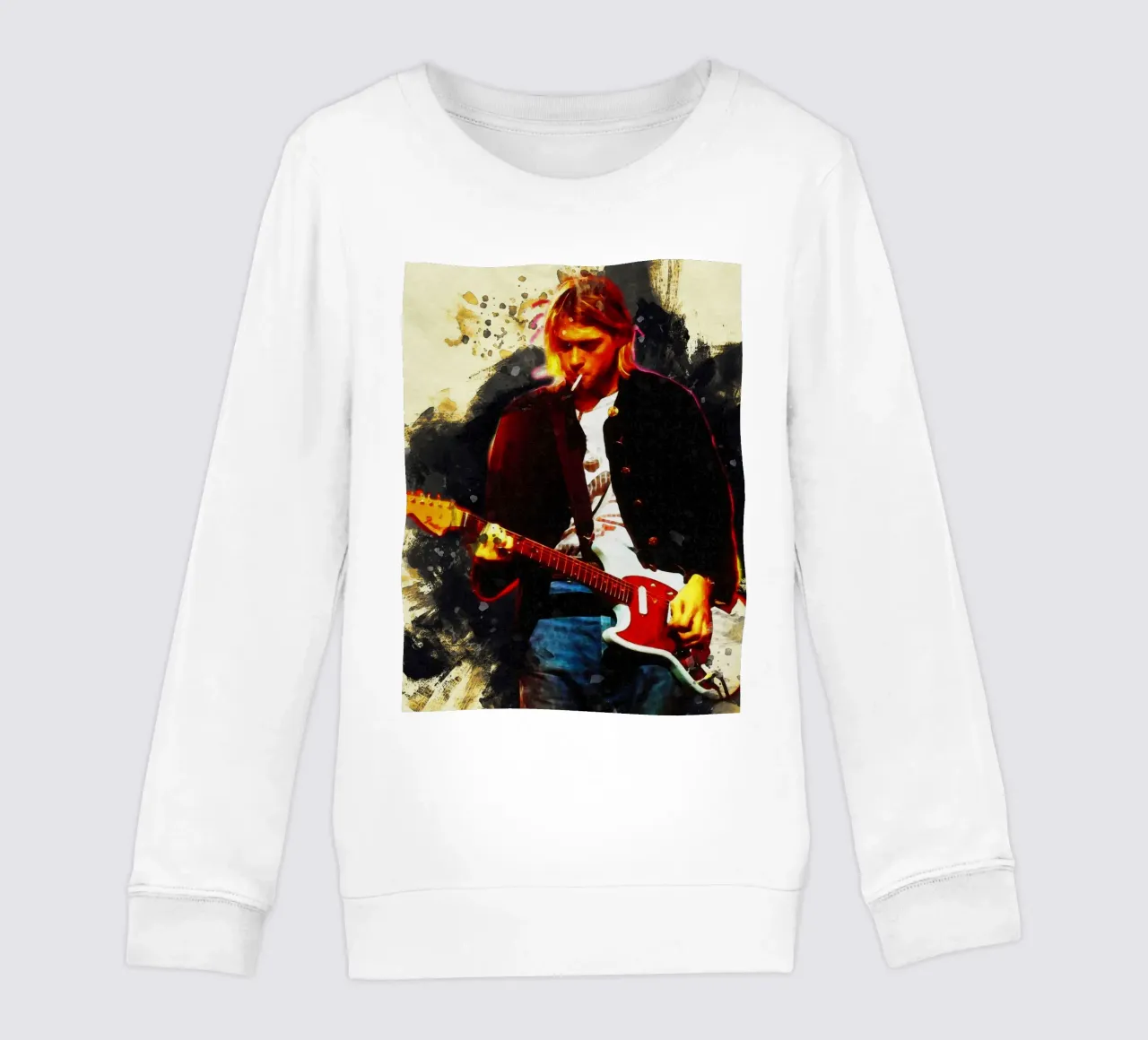 Smudge Kurt Cobain Live & Loud sudadera para niño de Gunawan Rb