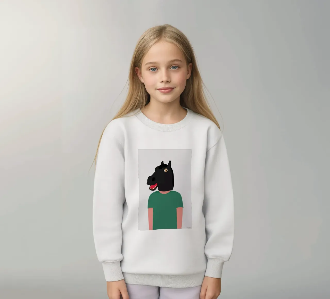 En Smuk Dag Som Hest felpa bambino da Swen Swensøn