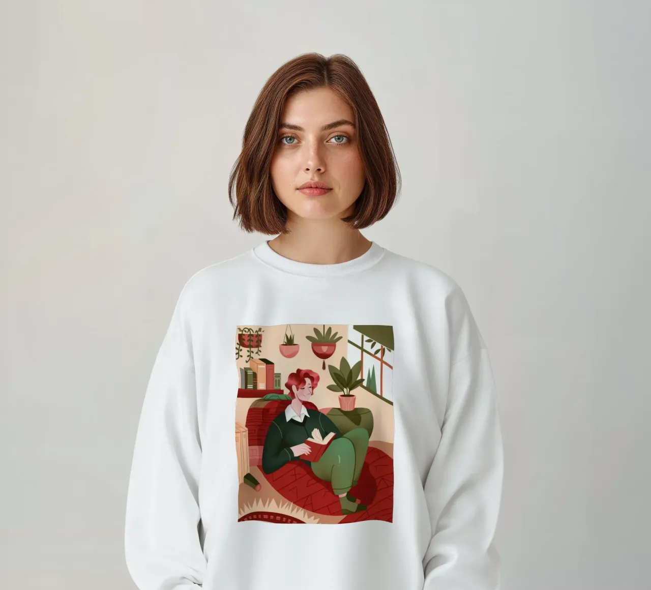 Retraite littéraire reposante sweat de Fine Sanctuary