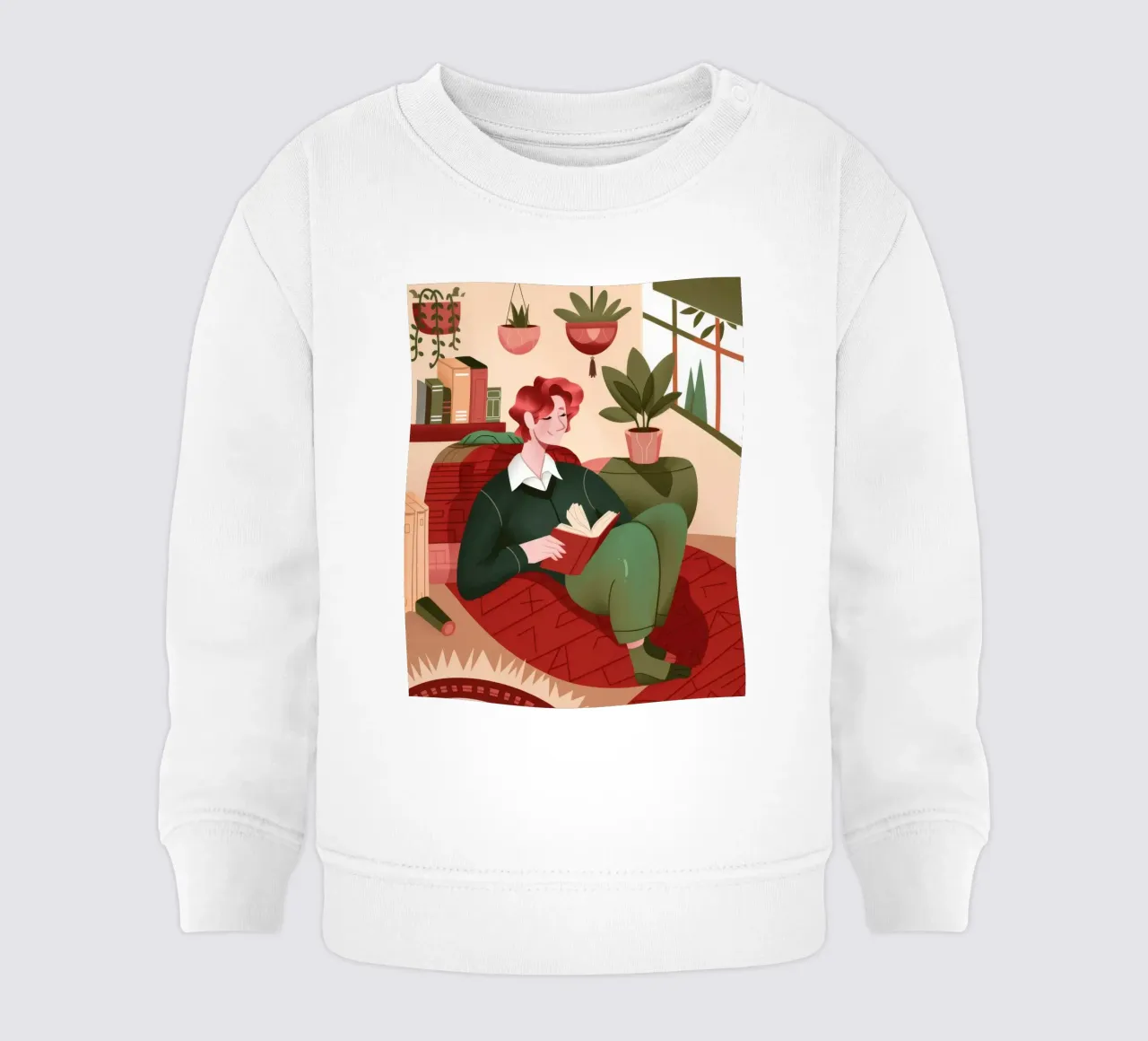 Retiro literario tranquilo sudadera de bebé de Fine Sanctuary