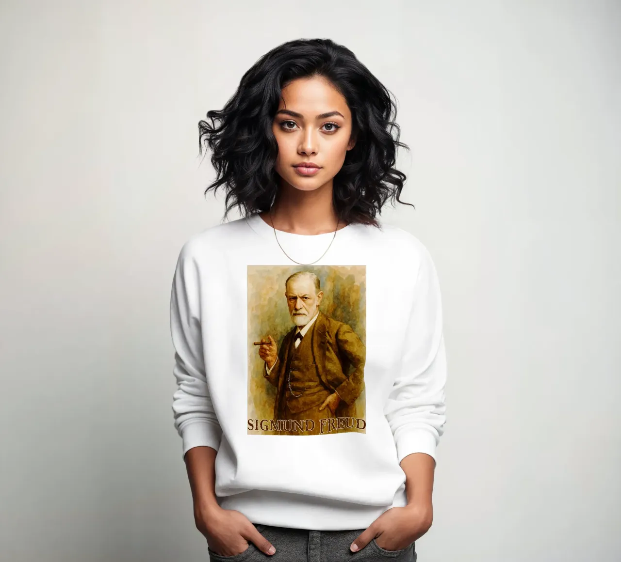 Sigmund Freud Repeindre Imagination Redessiner sweat de MOKAIYA