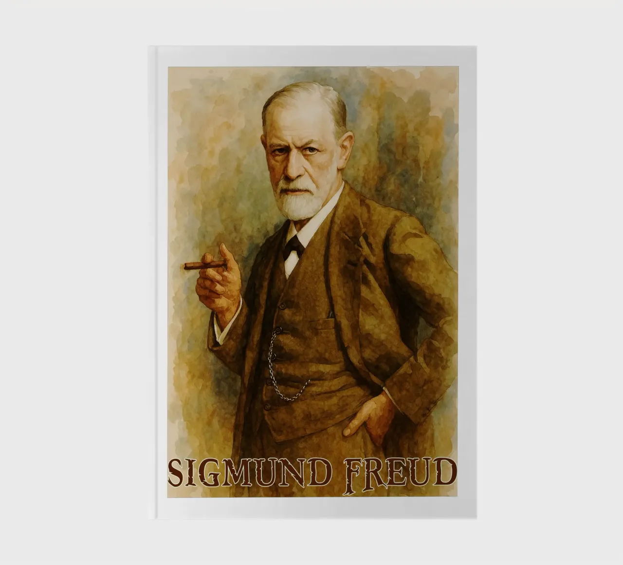 Sigmund Freud Repeindre Imagination Redessiner carnet de notes de MOKAIYA
