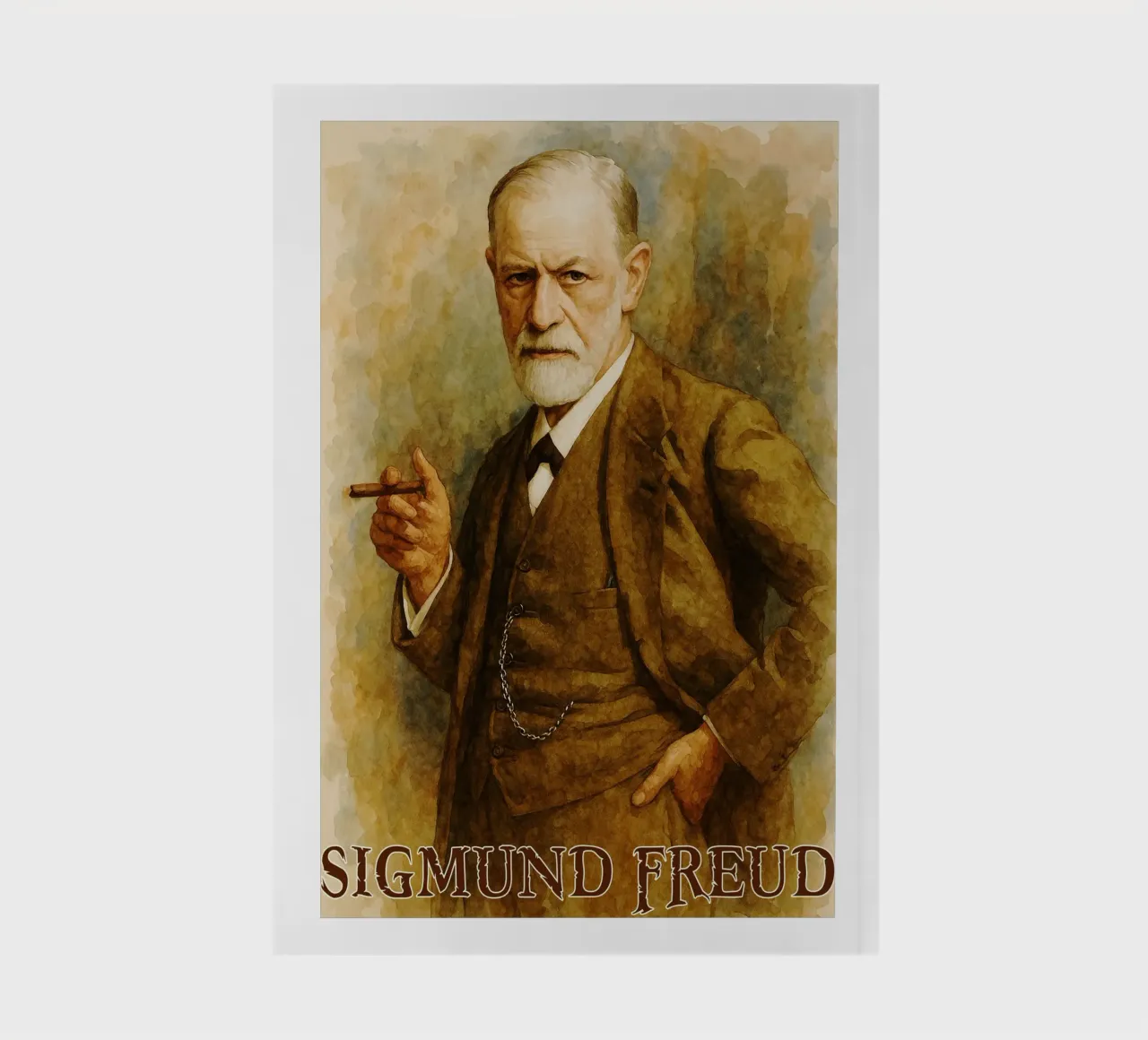 Sigmund Freud Repeindre Imagination Redessiner carnet de notes de MOKAIYA
