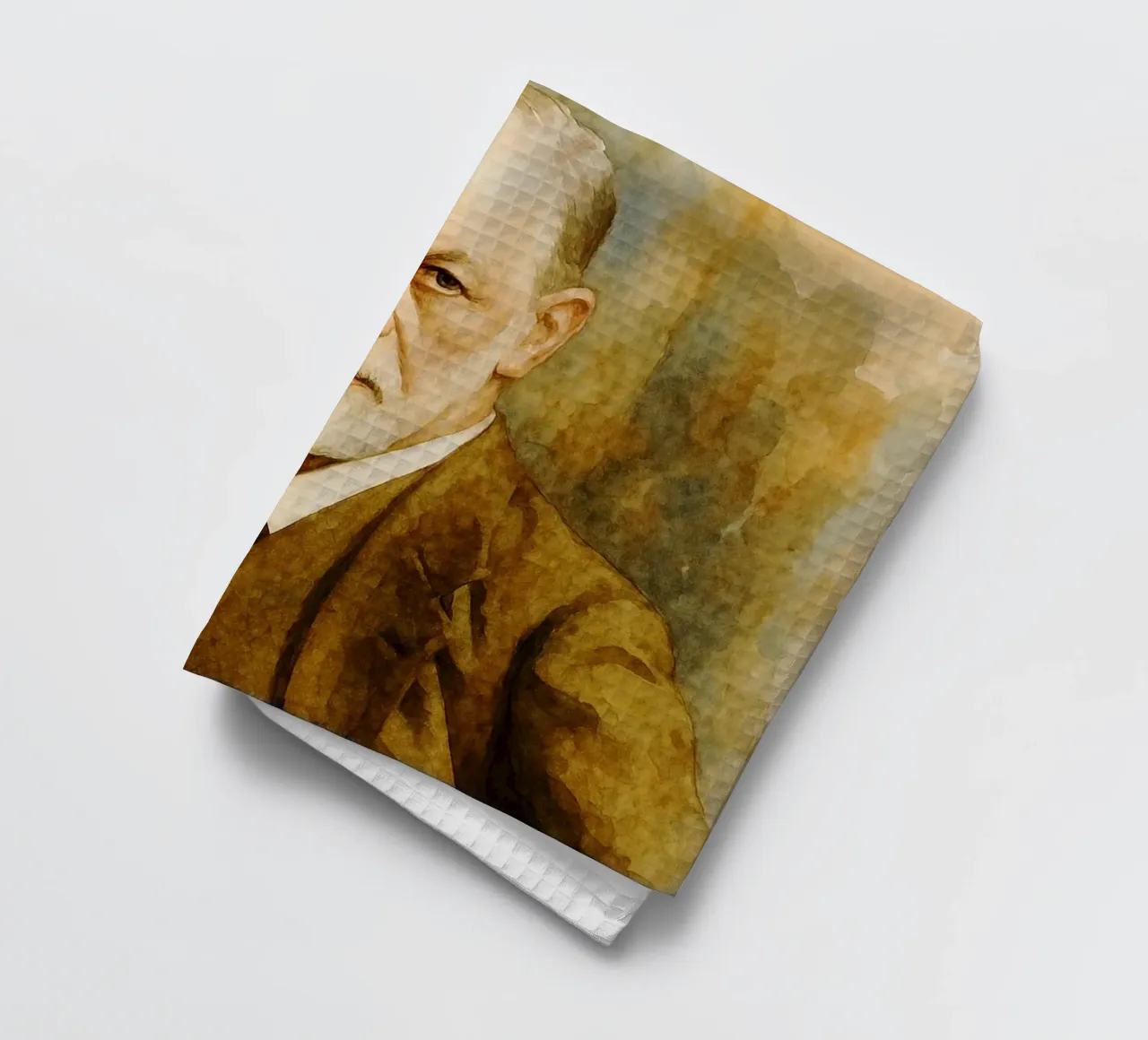 Sigmund Freud Repeindre Imagination Redessiner torchon de MOKAIYA