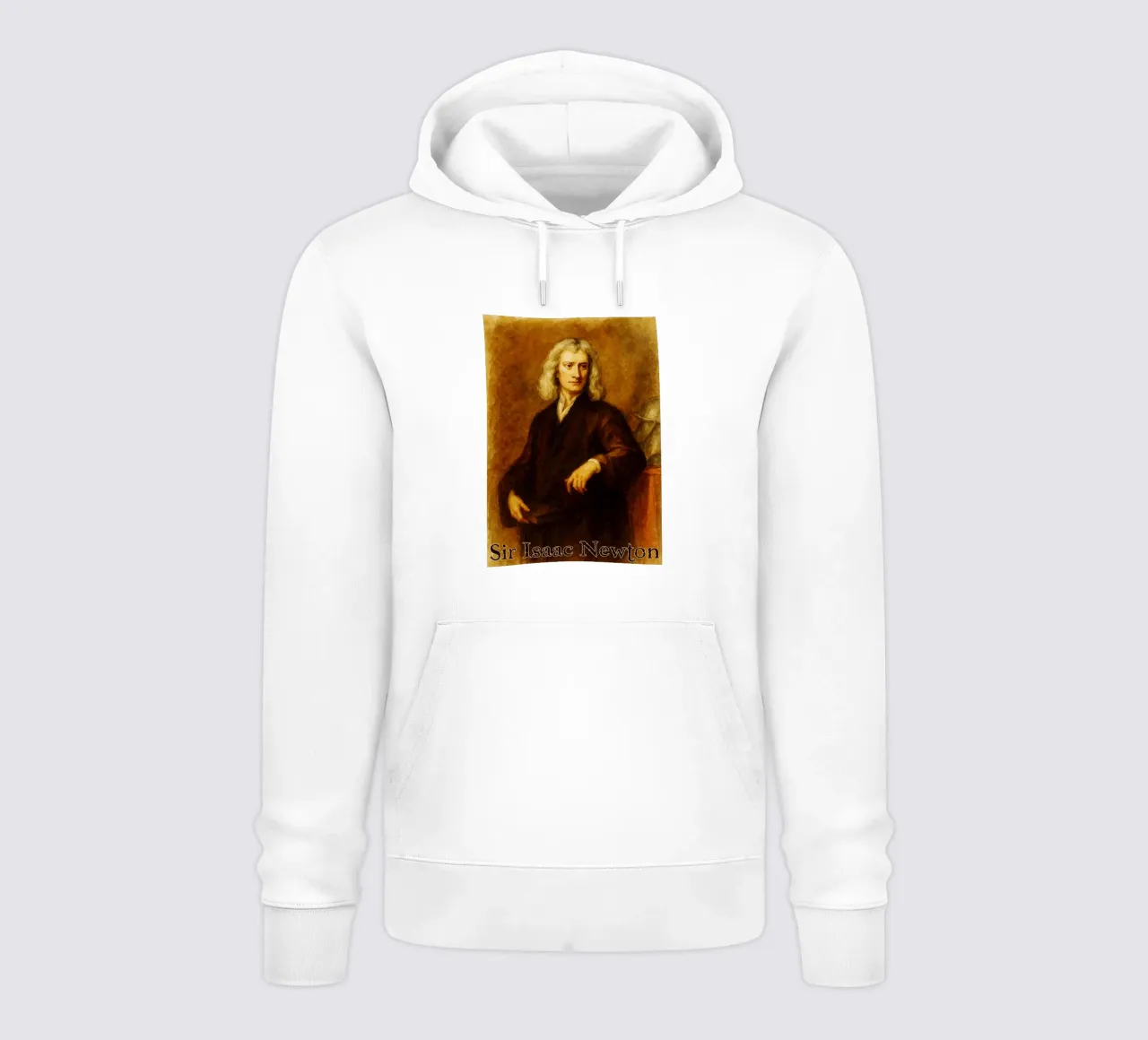 Sir Isaac Newton Riparare l'immaginazione Ridisegnare felpa con cappuccio da MOKAIYA