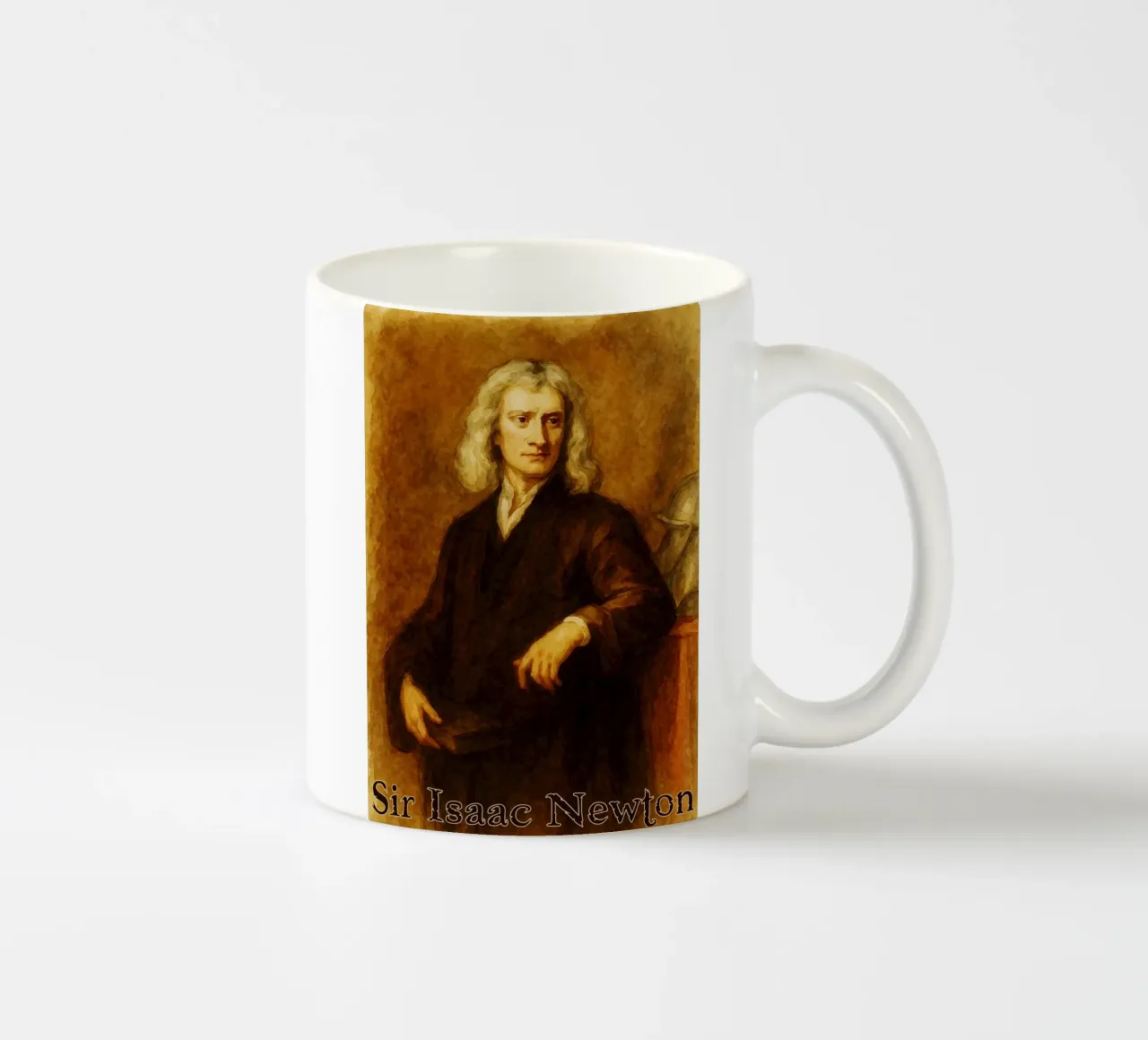 Sir Isaac Newton Riparare l'immaginazione Ridisegnare tazza in ceramica da MOKAIYA