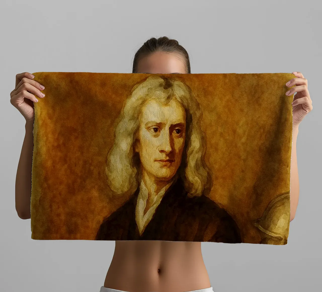 Sir Isaac Newton Repeindre Imagination Redessiner serviette de bain de MOKAIYA