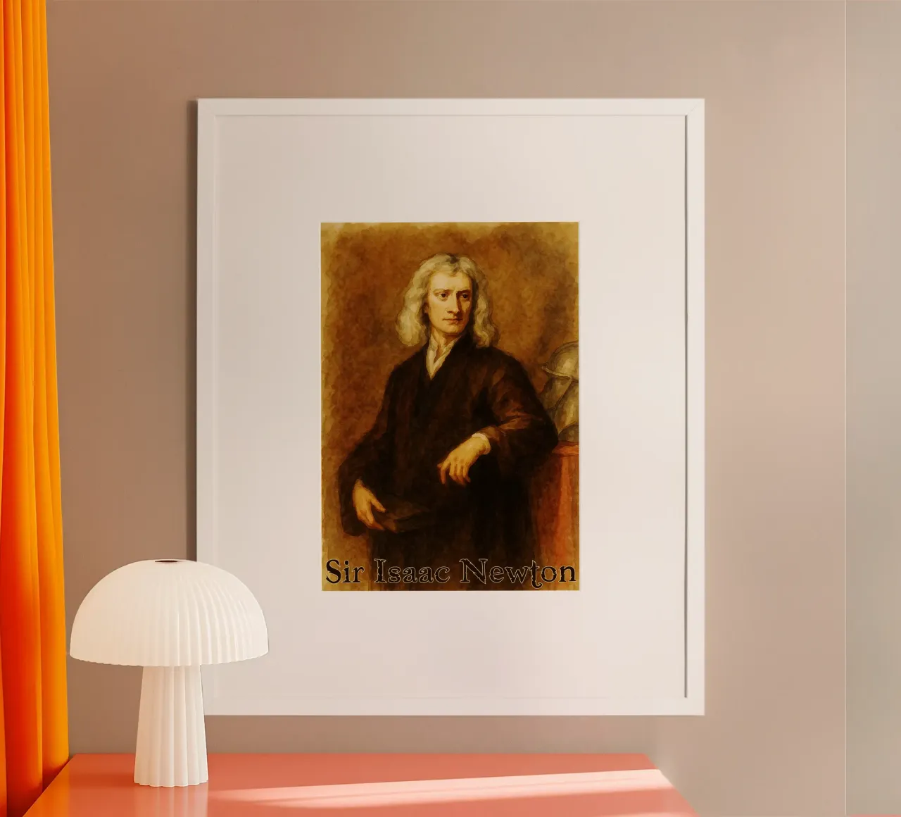 Sir Isaac Newton Repeindre Imagination Redessiner hahnemühle de MOKAIYA