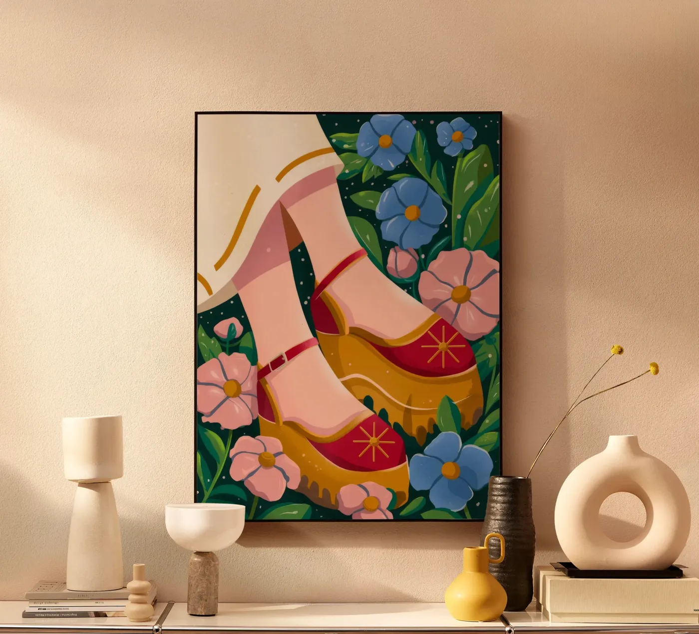 Capriccio della moda floreale plexiglass da Fine Sanctuary