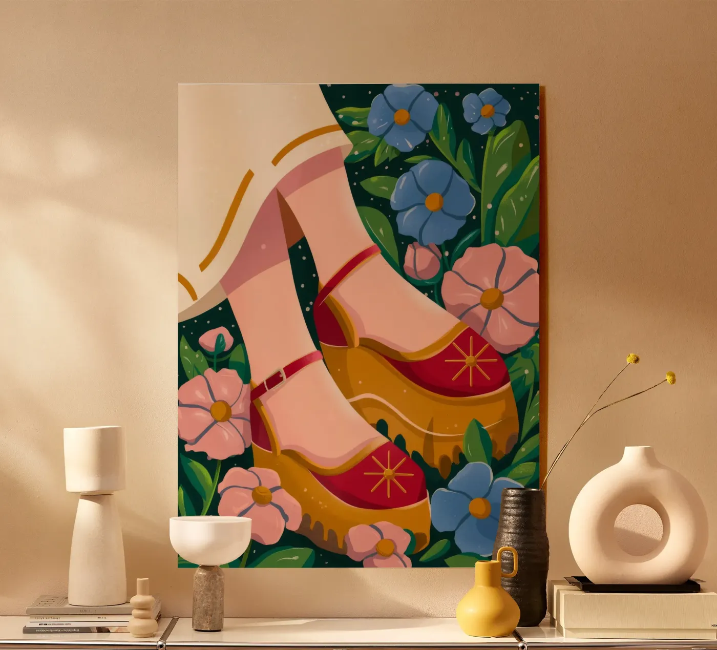 Capriccio della moda floreale plexiglass da Fine Sanctuary