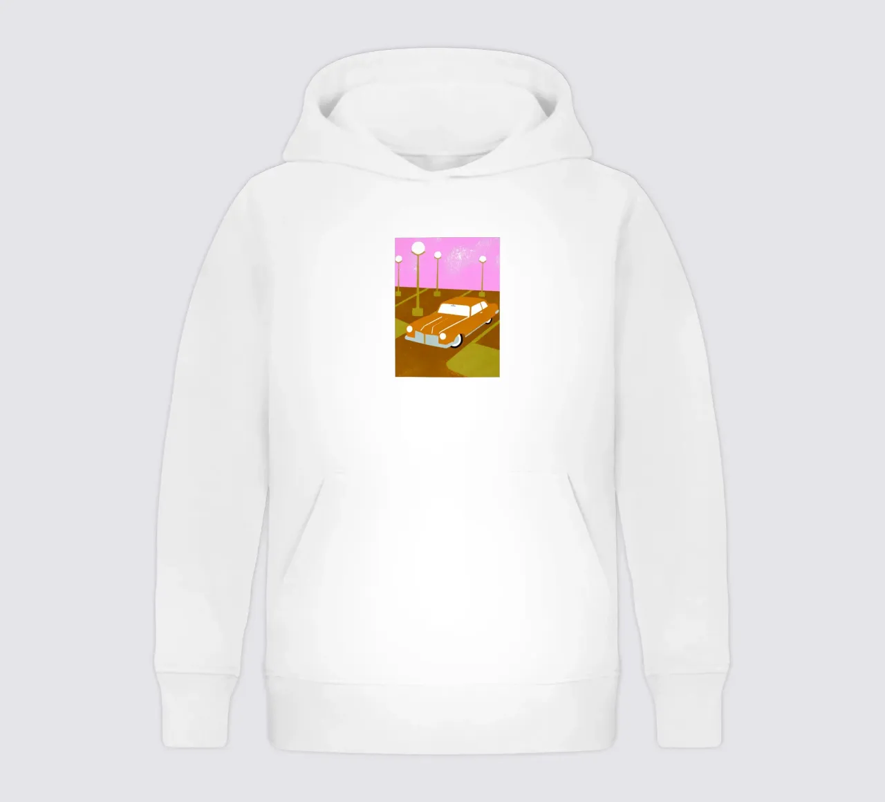 Auto d'epoca Pop Retro felpa bambino con cappuccio da THE LATEST SHOP