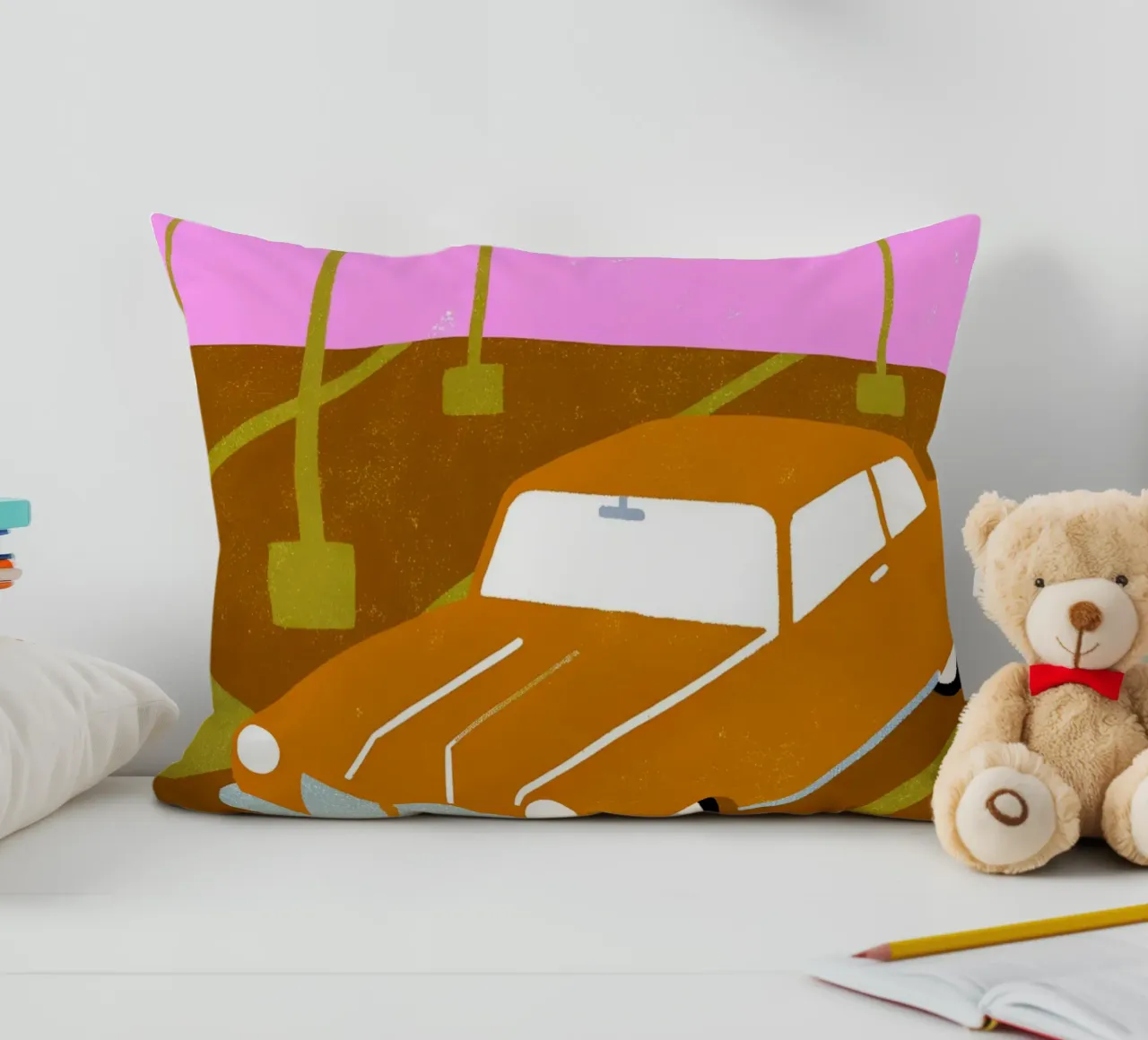Auto d'epoca Pop Retro cuscino da THE LATEST SHOP