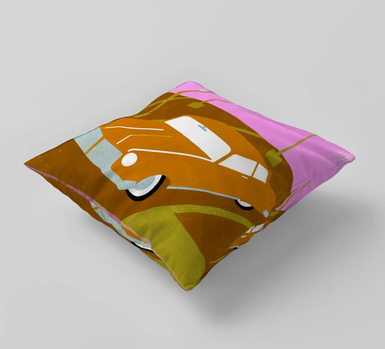Auto d'epoca Pop Retro cuscino da THE LATEST SHOP