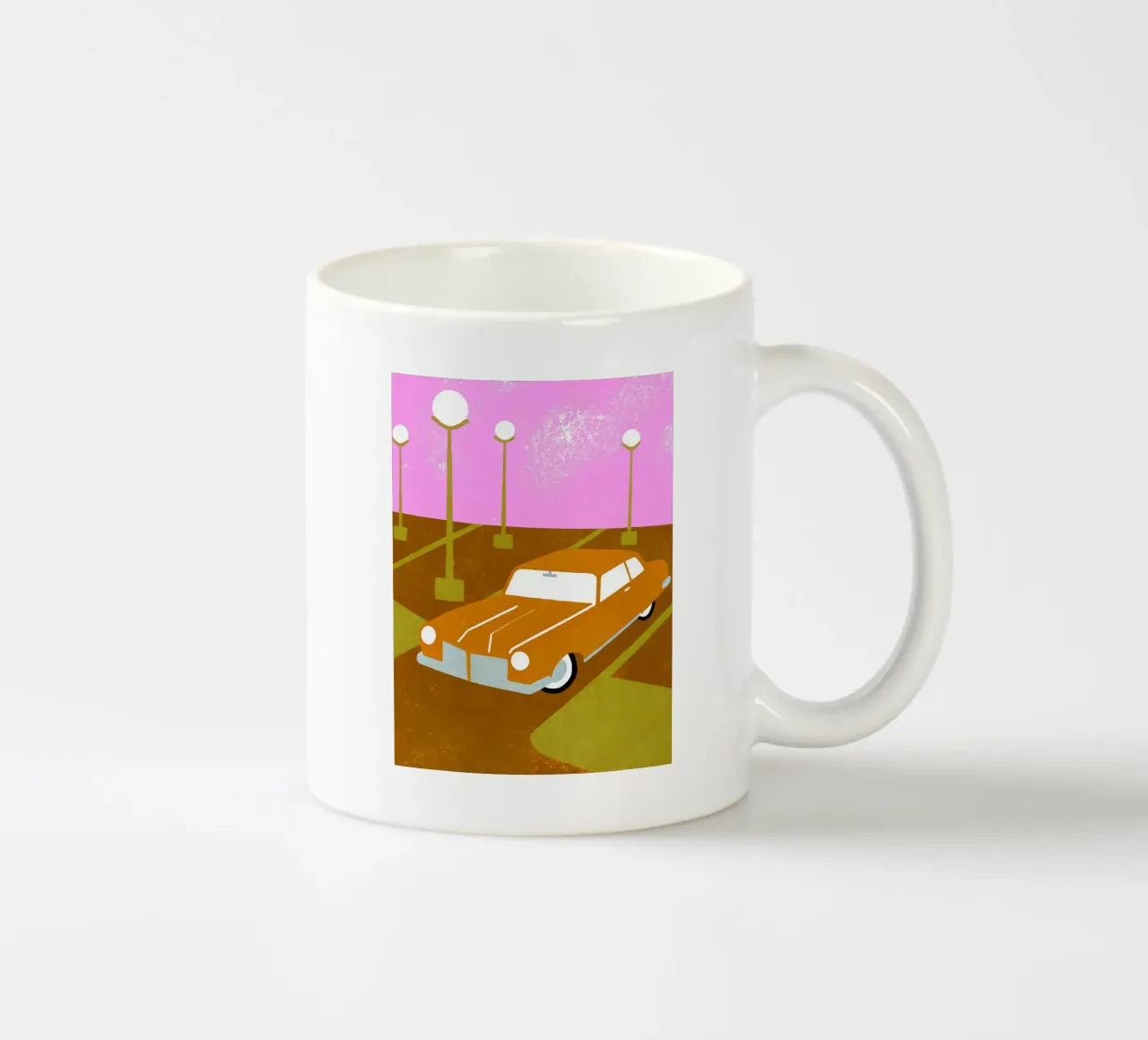 Auto d'epoca Pop Retro tazza in ceramica da THE LATEST SHOP