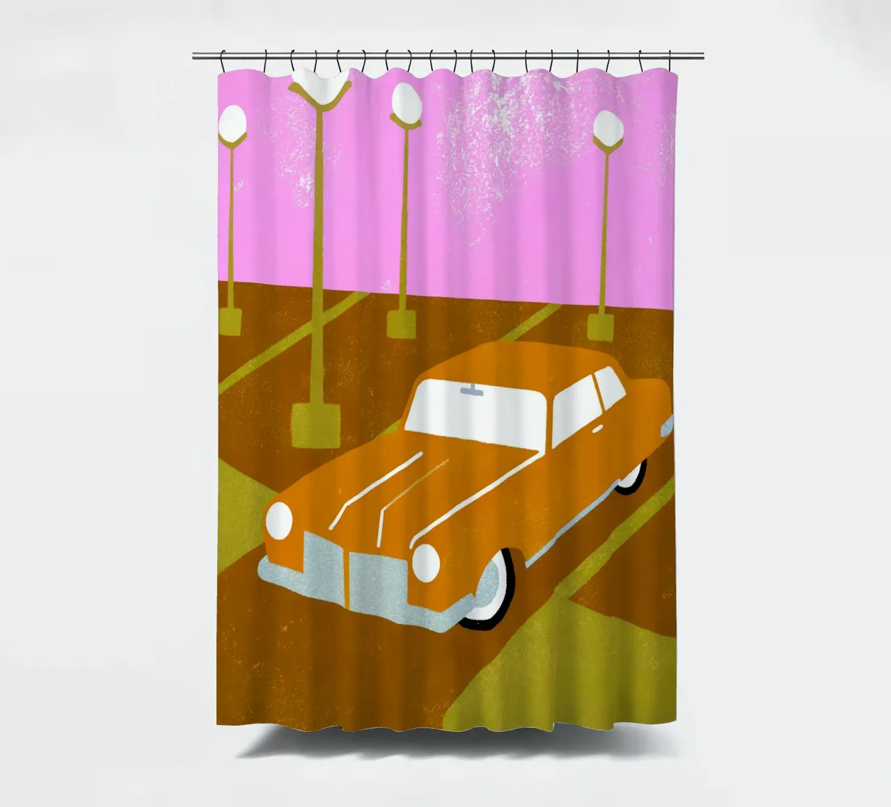 Auto d'epoca Pop Retro tenda da doccia da THE LATEST SHOP