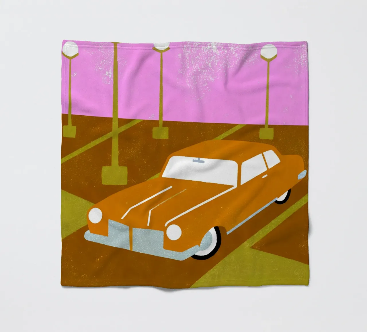 Auto d'epoca Pop Retro coperta in pile da THE LATEST SHOP