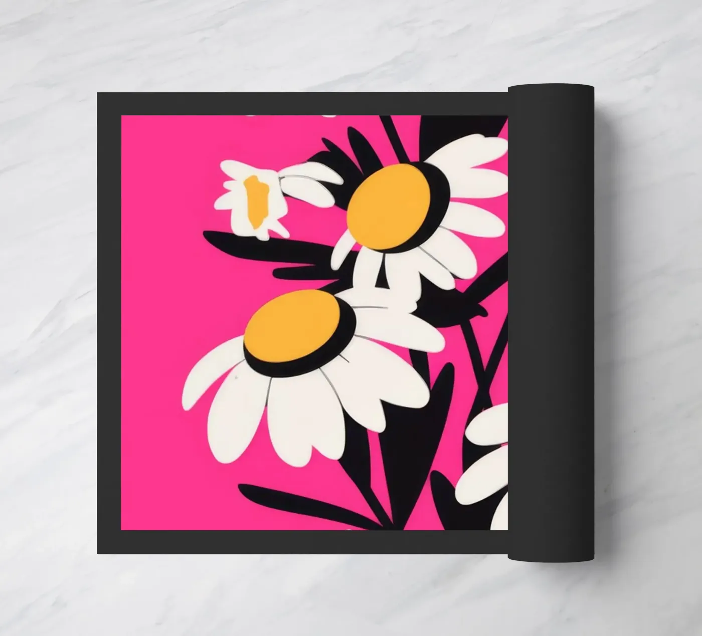 Daisy Bloom Symphony doormat by Fine Sanctuary