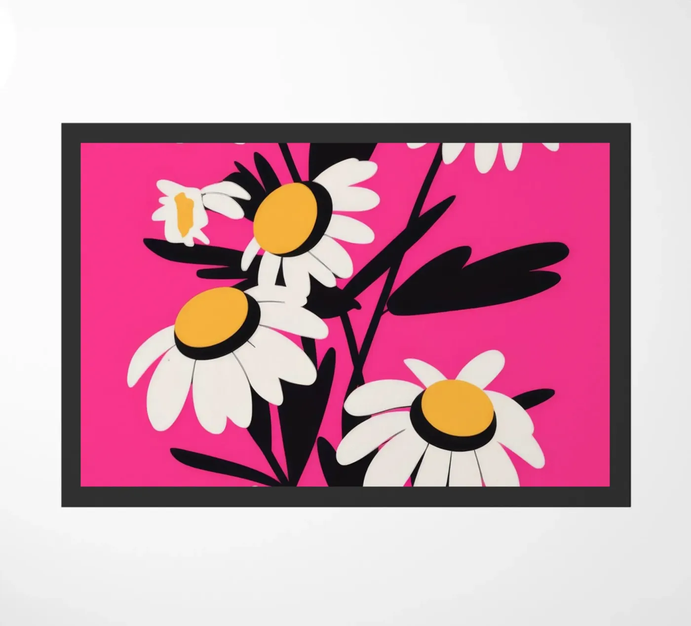 Daisy Bloom Symphony doormat by Fine Sanctuary