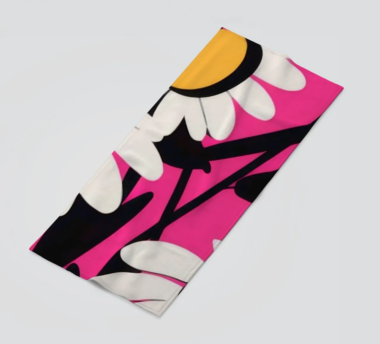 Daisy Bloom Symfonie strandhanddoek van Fine Sanctuary