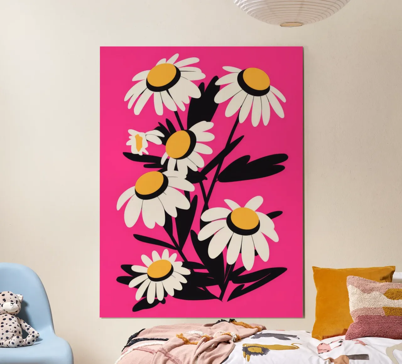 Daisy Bloom Symfonie poster van Fine Sanctuary