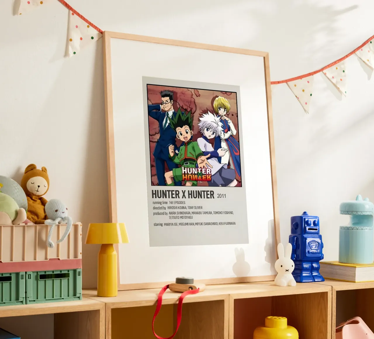 HUNTER X HUNTER 2011 poster con telaio in alluminio da Totoya