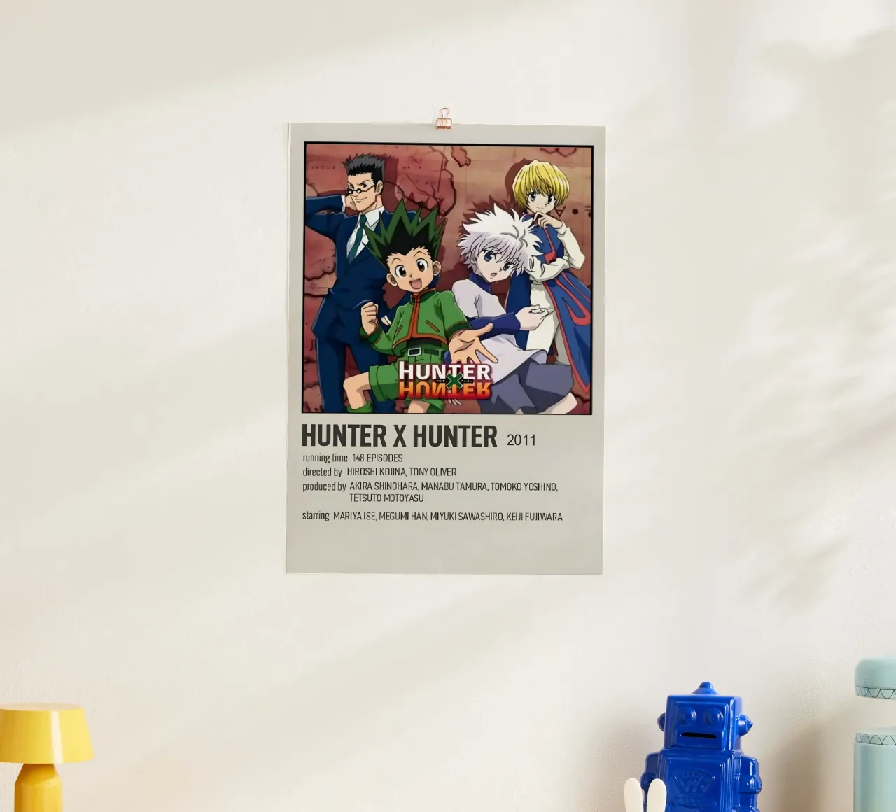 HUNTER X HUNTER 2011 poster con telaio in alluminio da Totoya