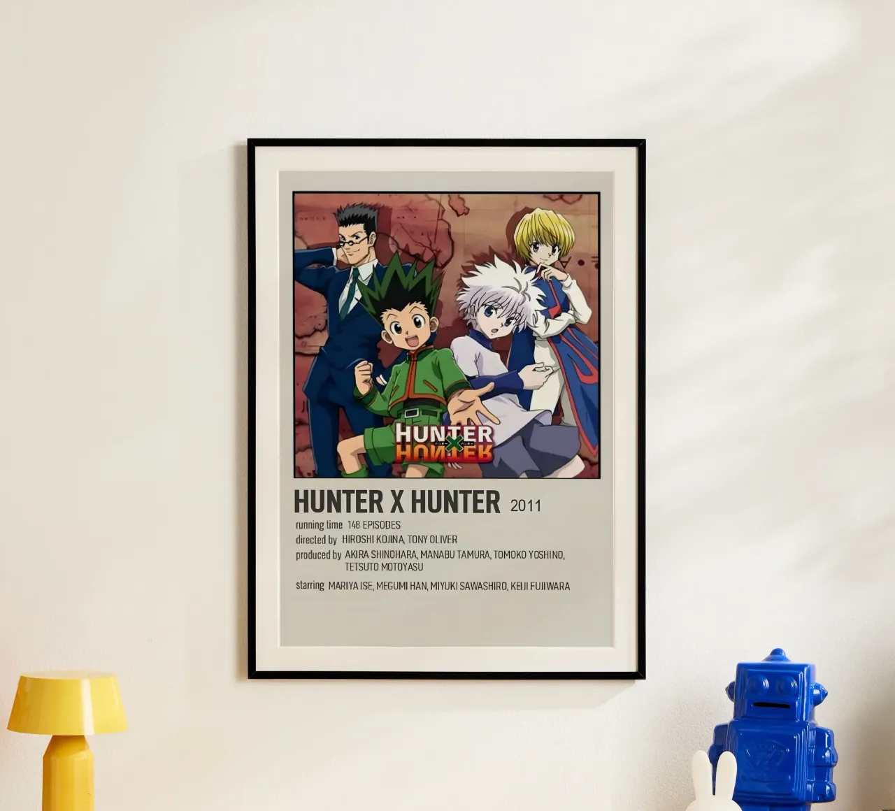 HUNTER X HUNTER 2011 poster con telaio in alluminio da Totoya