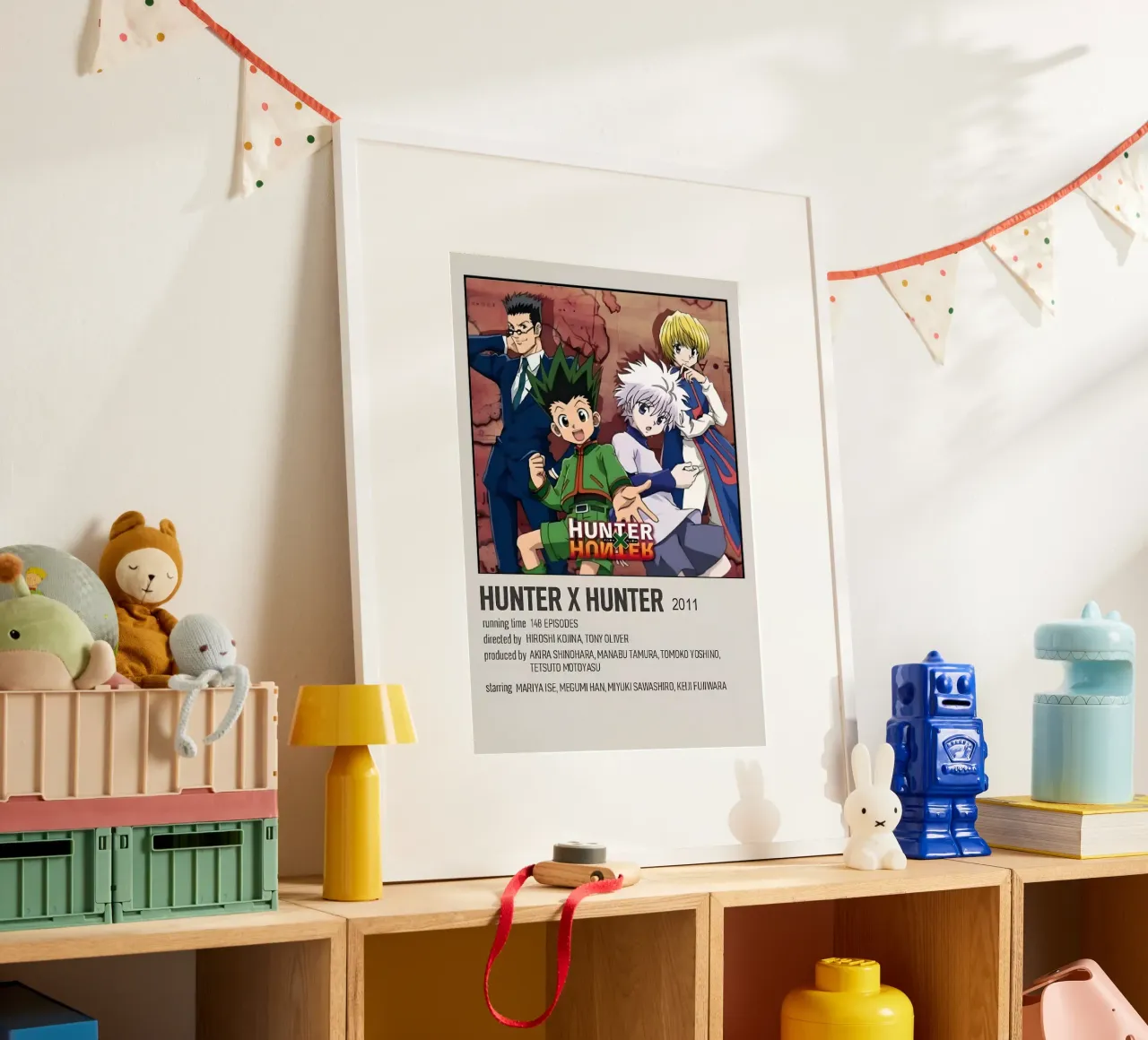 HUNTER X HUNTER 2011 poster con telaio in alluminio da Totoya