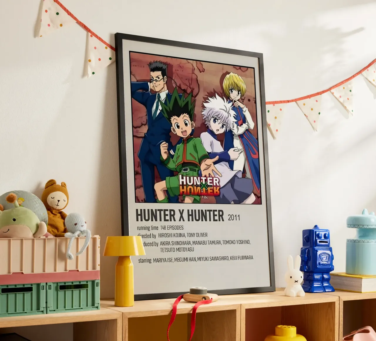 HUNTER X HUNTER 2011 poster con telaio in alluminio da Totoya