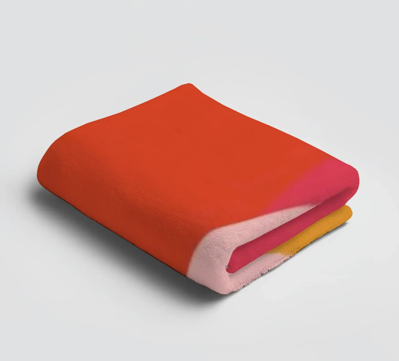 Orange and Pink Abstract asciugamano da bagno da Gypsy Galleria
