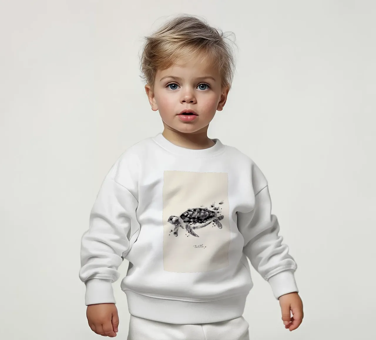 Ink Turtle felpa neonato da Flora & Fauna