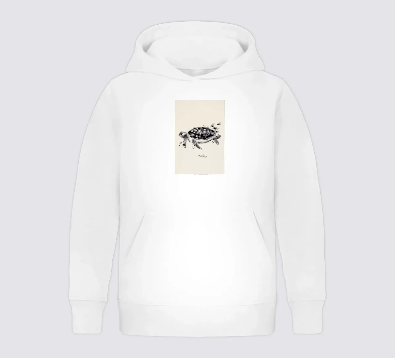 Ink Turtle felpa bambino con cappuccio da Flora & Fauna