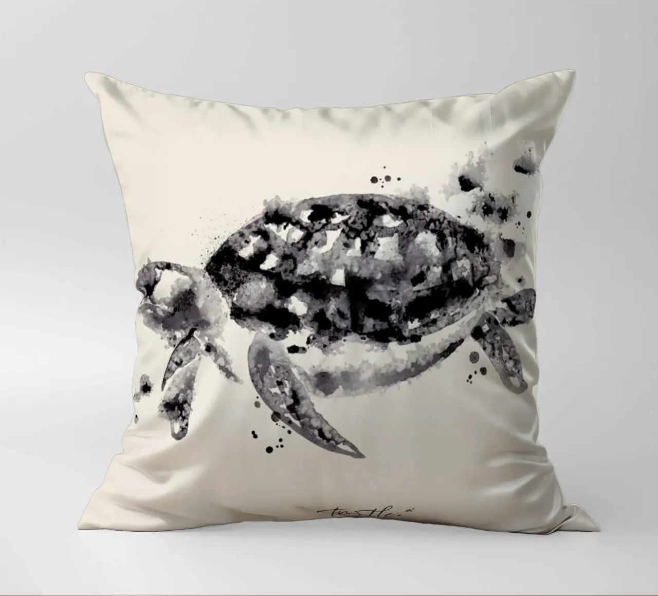 Ink Turtle cuscino da Flora & Fauna
