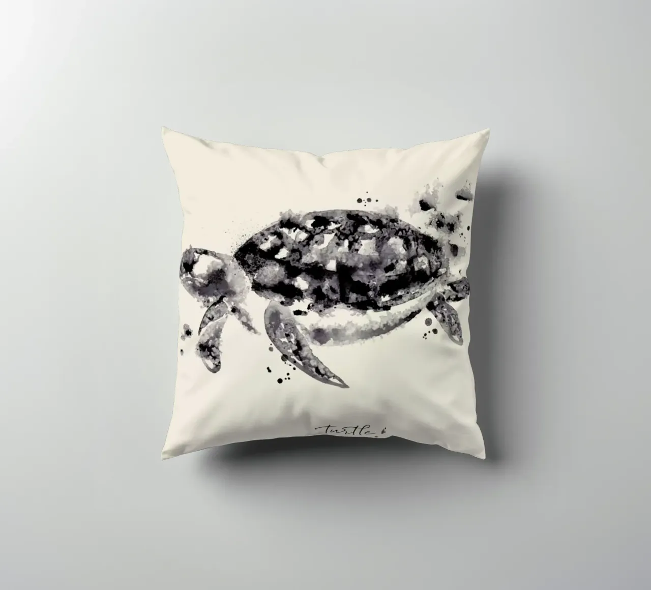 Ink Turtle cuscino da Flora & Fauna