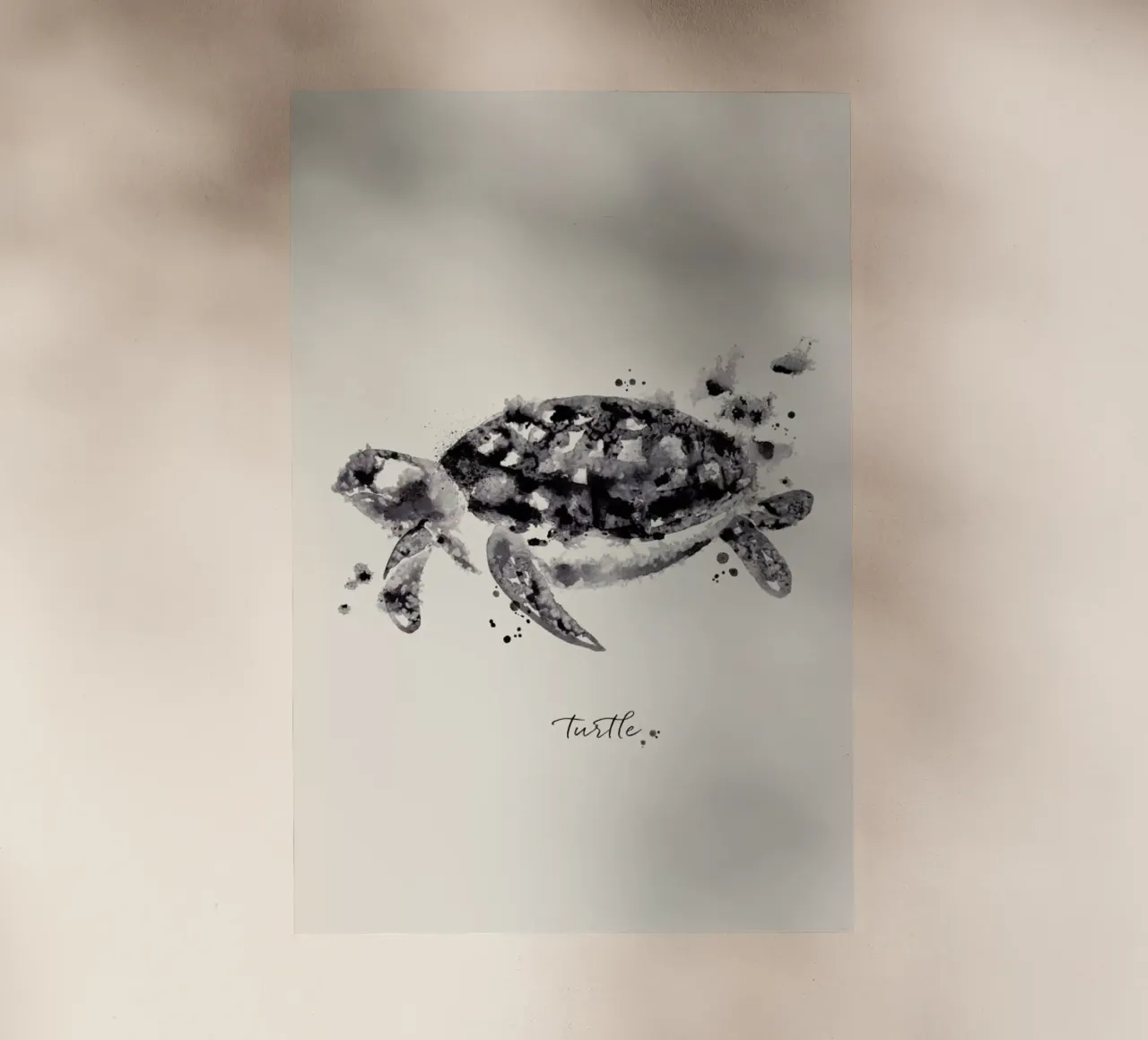 Ink Turtle pellicola backlit da Flora & Fauna