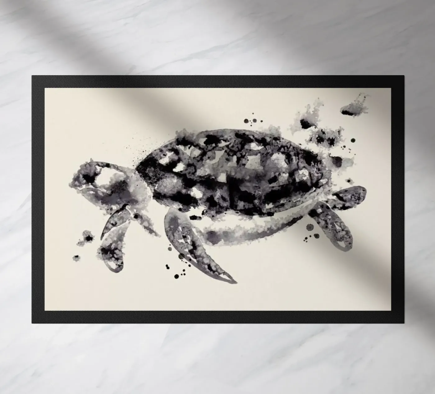 Ink Turtle doormat by Flora & Fauna