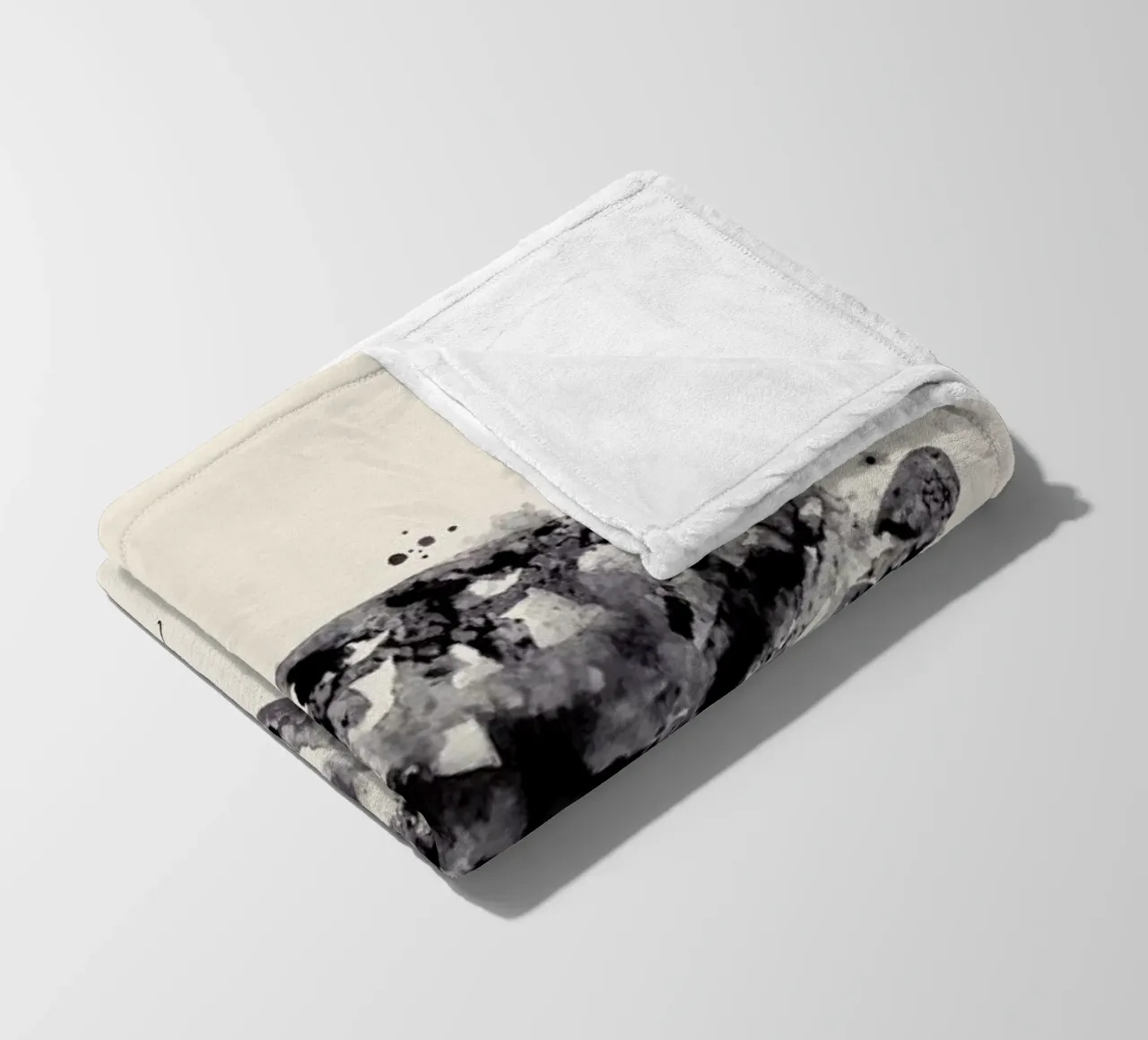 Ink Turtle Fleecedecke von Flora & Fauna