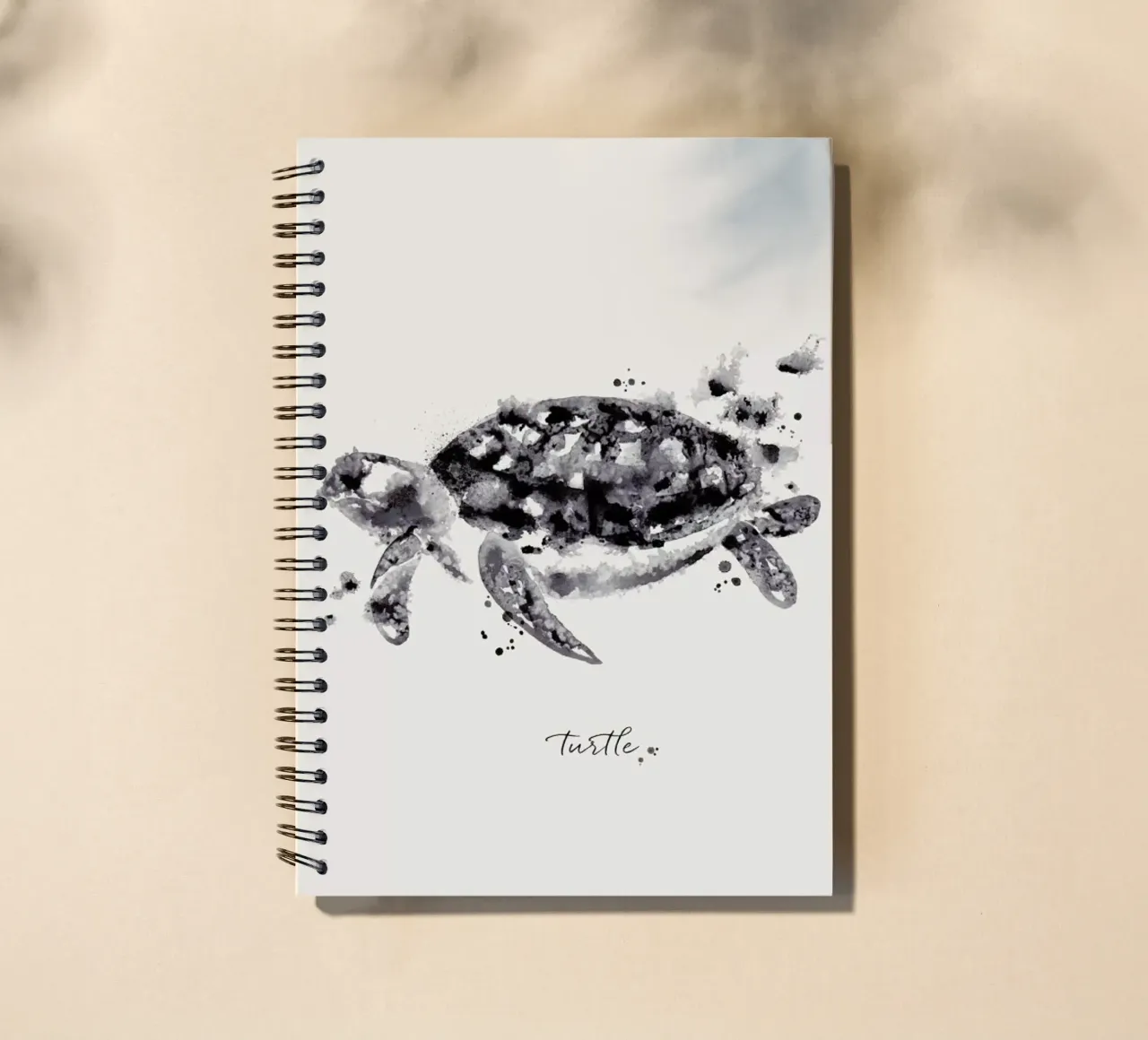 Ink Turtle spiral notebook by Flora & Fauna