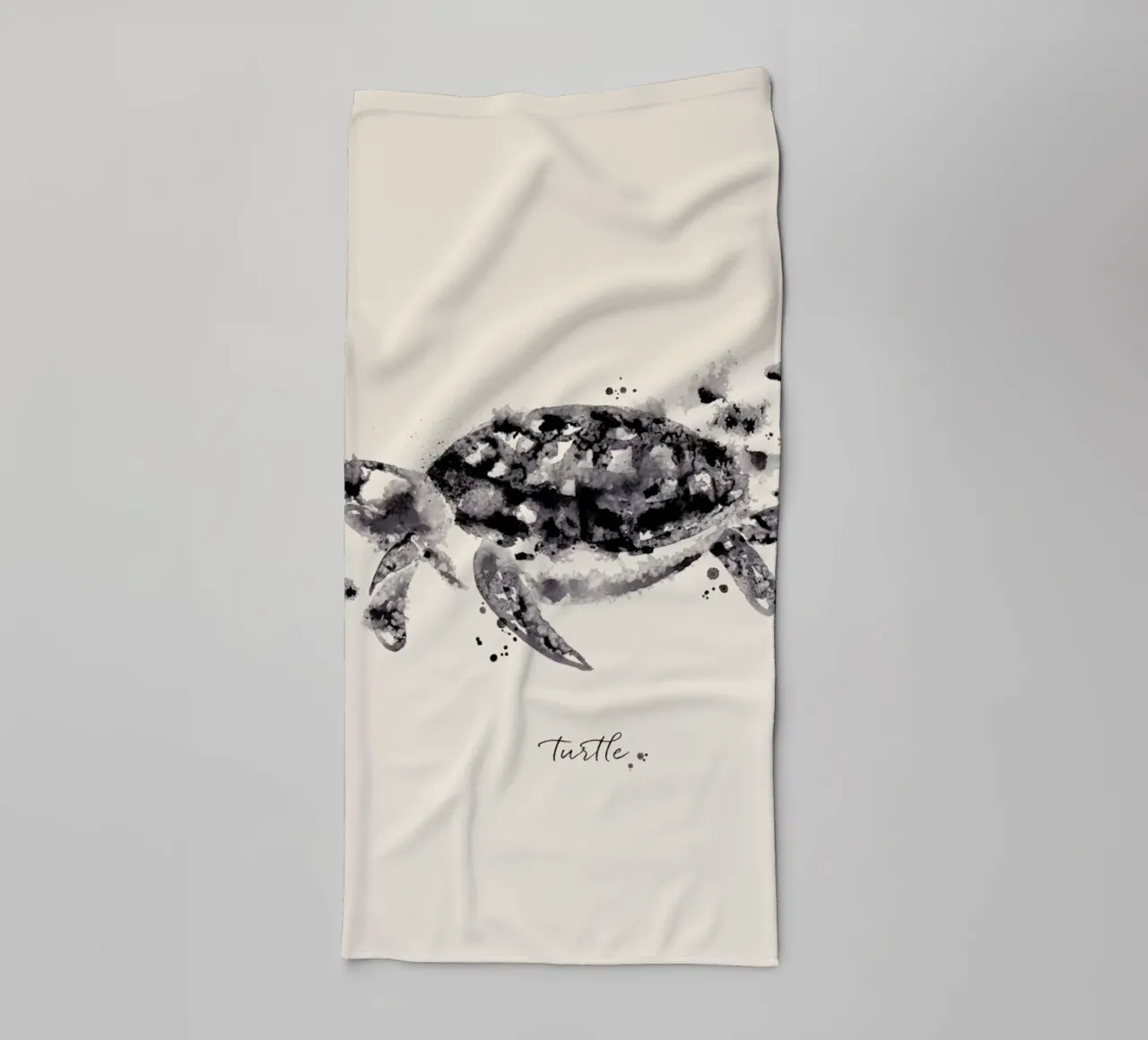 Ink Turtle asciugamano da bagno da Flora & Fauna