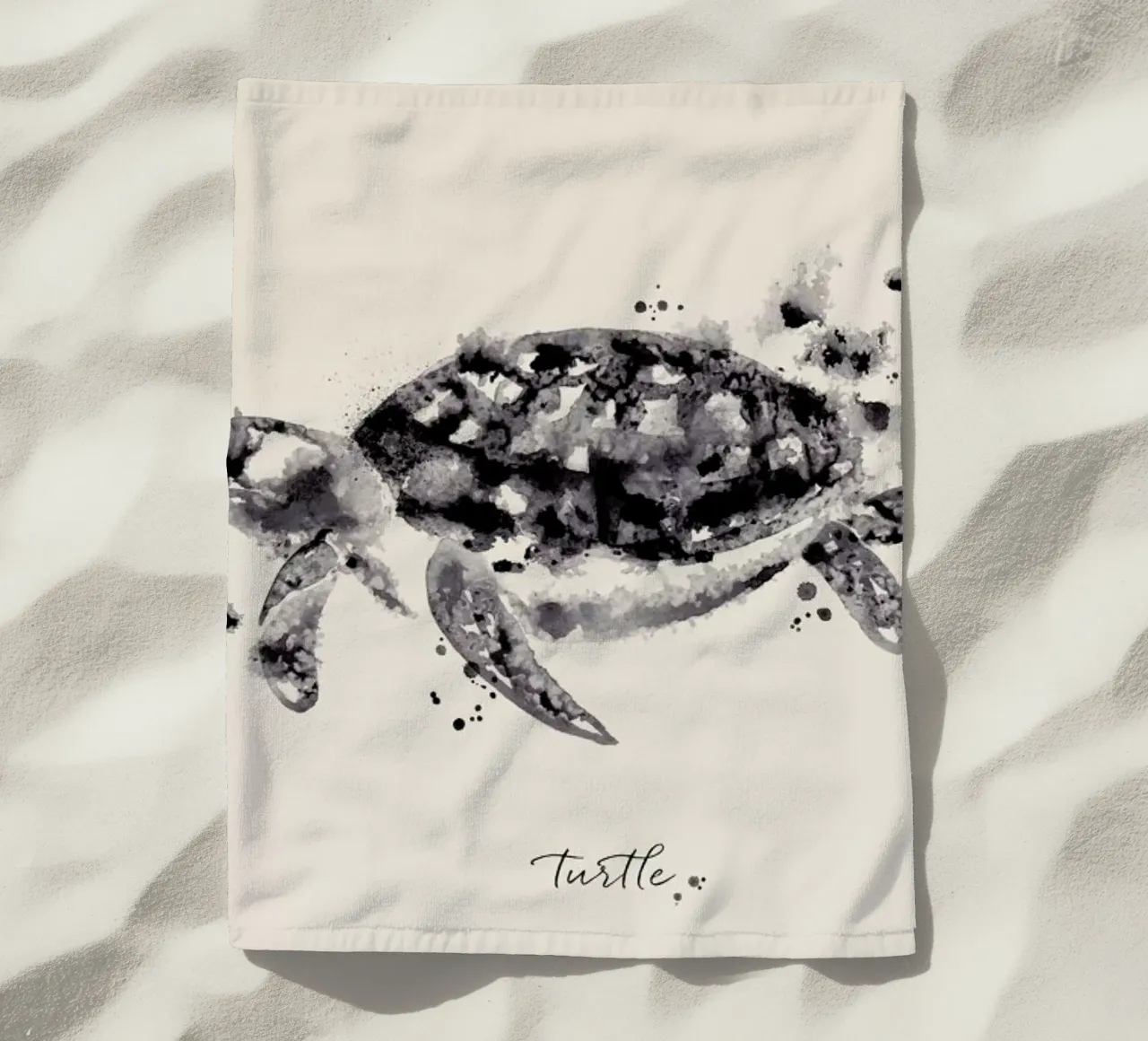 Ink Turtle telo mare da Flora & Fauna