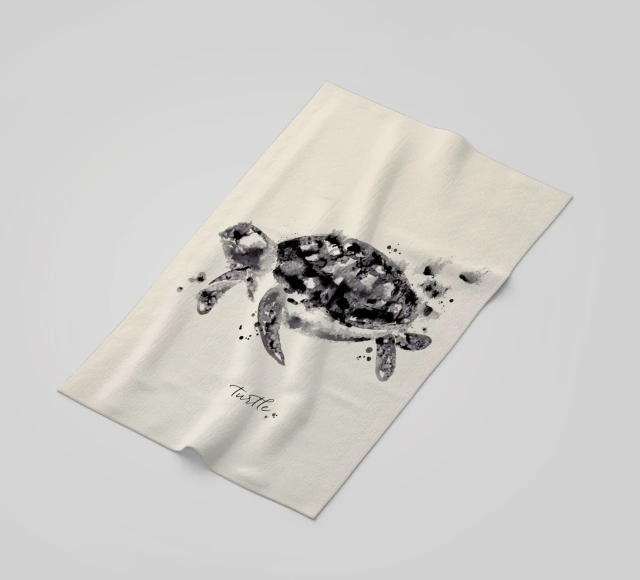 Ink Turtle telo mare da Flora & Fauna