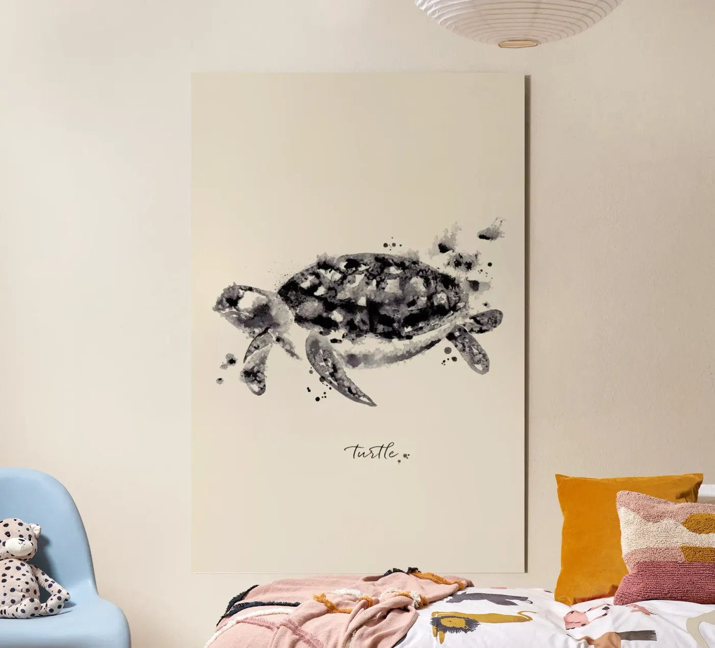 Ink Turtle alluminio dibond da Flora & Fauna