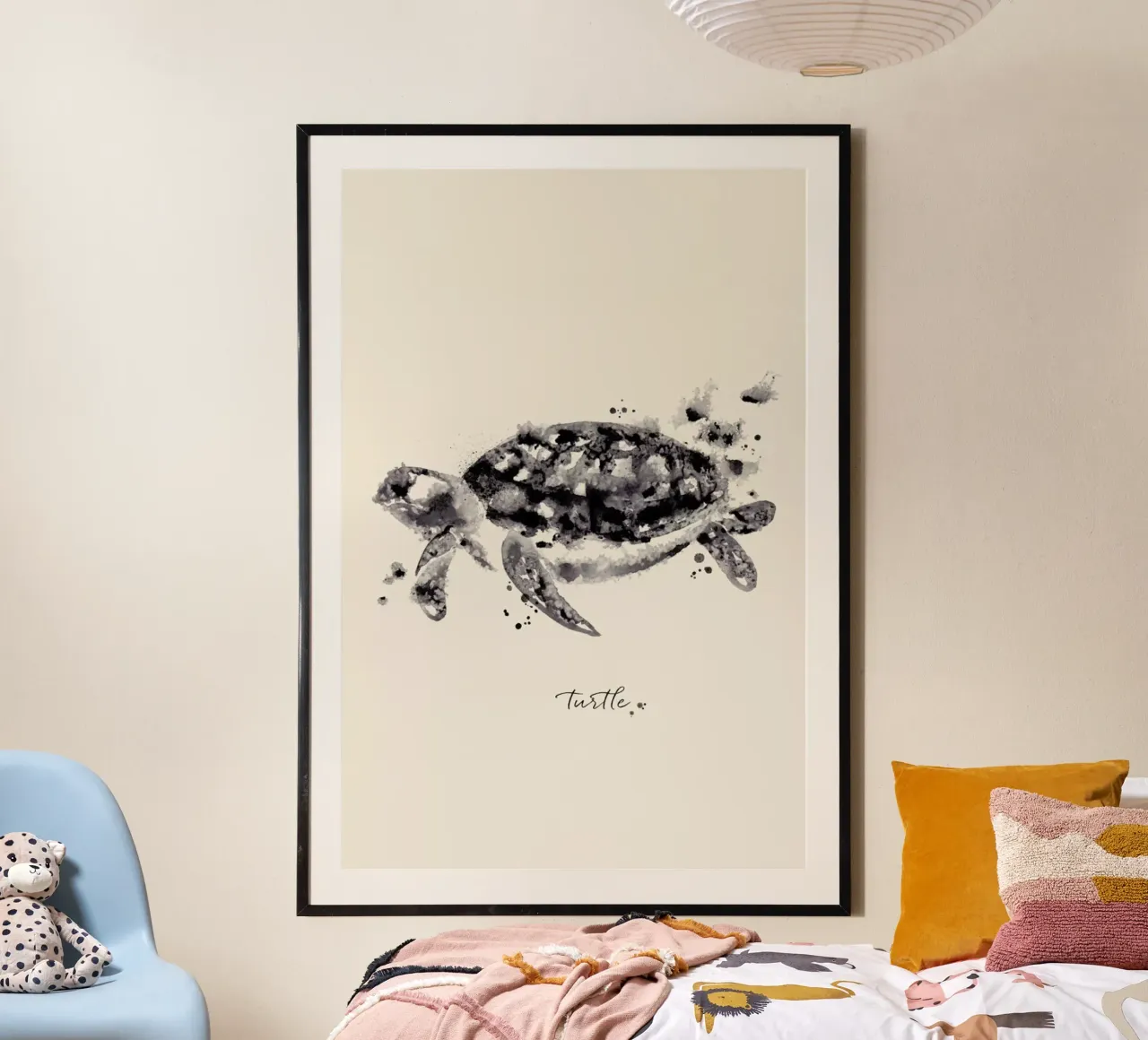 Ink Turtle poster da Flora & Fauna