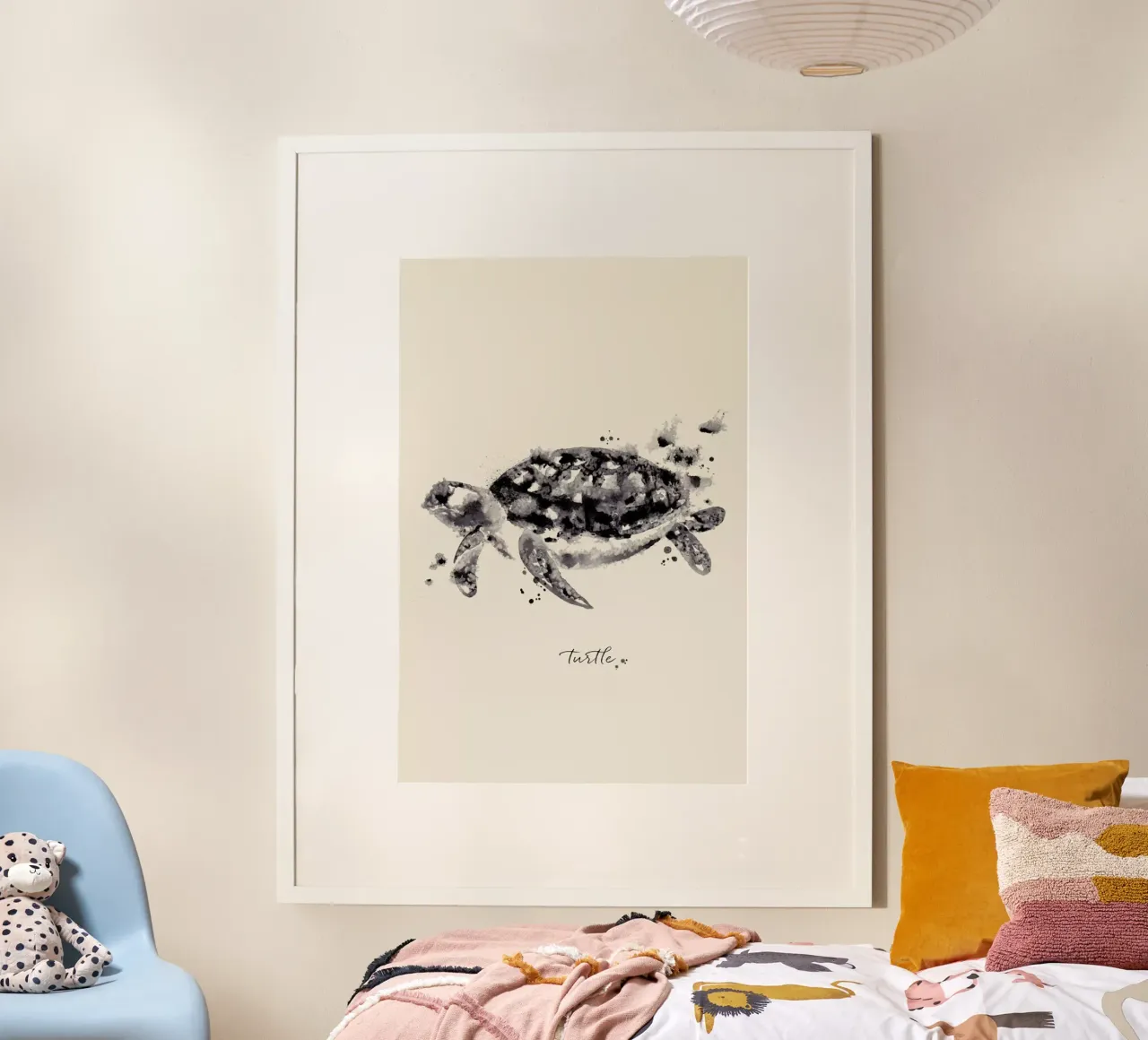 Ink Turtle poster da Flora & Fauna