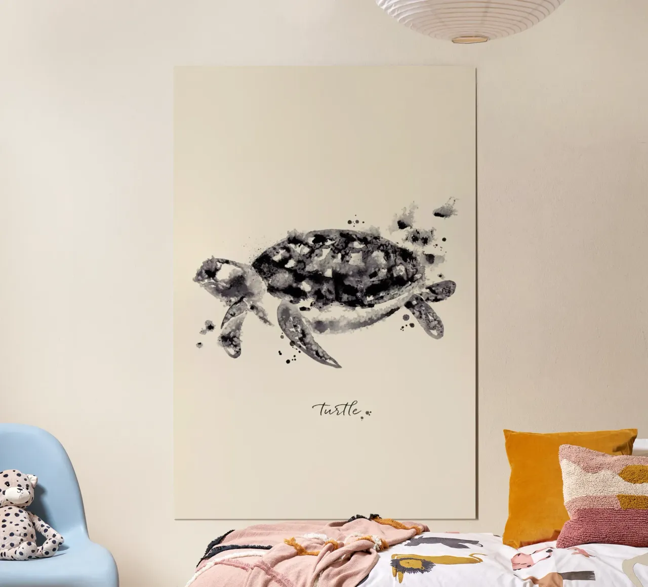 Ink Turtle poster da Flora & Fauna