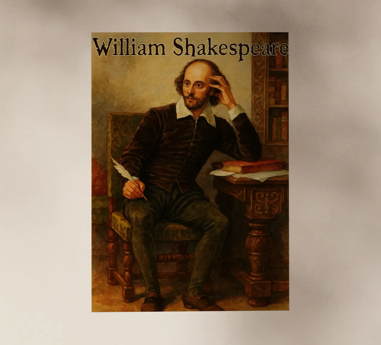William Shakespeare Riparare l'immaginazione Ridisegnare pellicola backlit da MOKAIYA