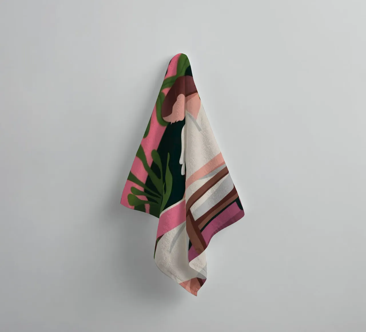 Serene Garden Reading towel by Fine Sanctuary